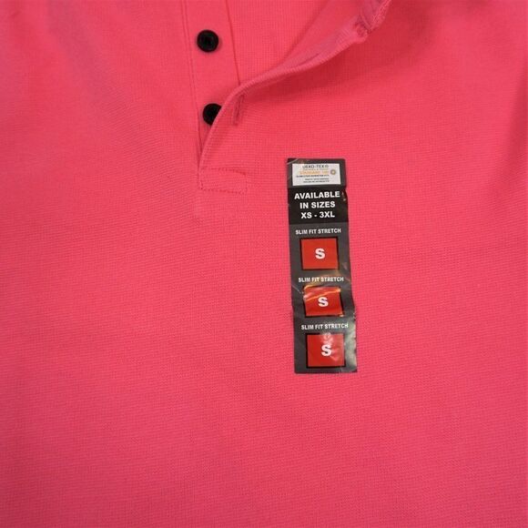 PRIMARK Women's Polo Shirt Pink Stretch OEKO - TEX Confidence In Textiles Sz S - Picture 9 of 10